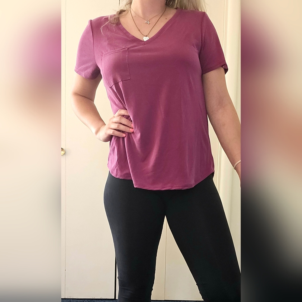 Red-Mauve T-Shirt